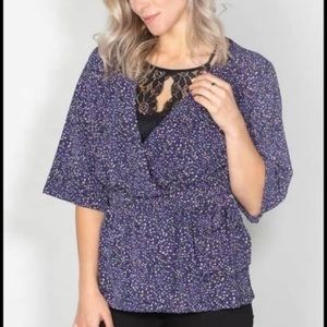 New with tags Medium  wrap around blouse